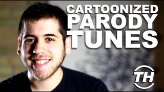 Cartoonized Parody Tunes - Derek Cohen Discusses Neil Diamond&#39;s Rendition of The Chanukah Song