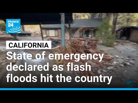 Flash floods hit Southern California, State of emergency declared • FRANCE 24 English