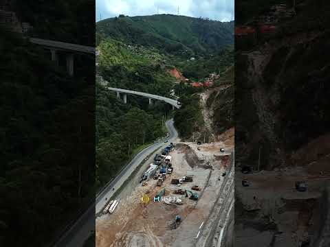 Trabajos en “La Arenera” Conexión Pacífico 1, Amagá #antioquia #desarrollo #drone #videoaereo #dji