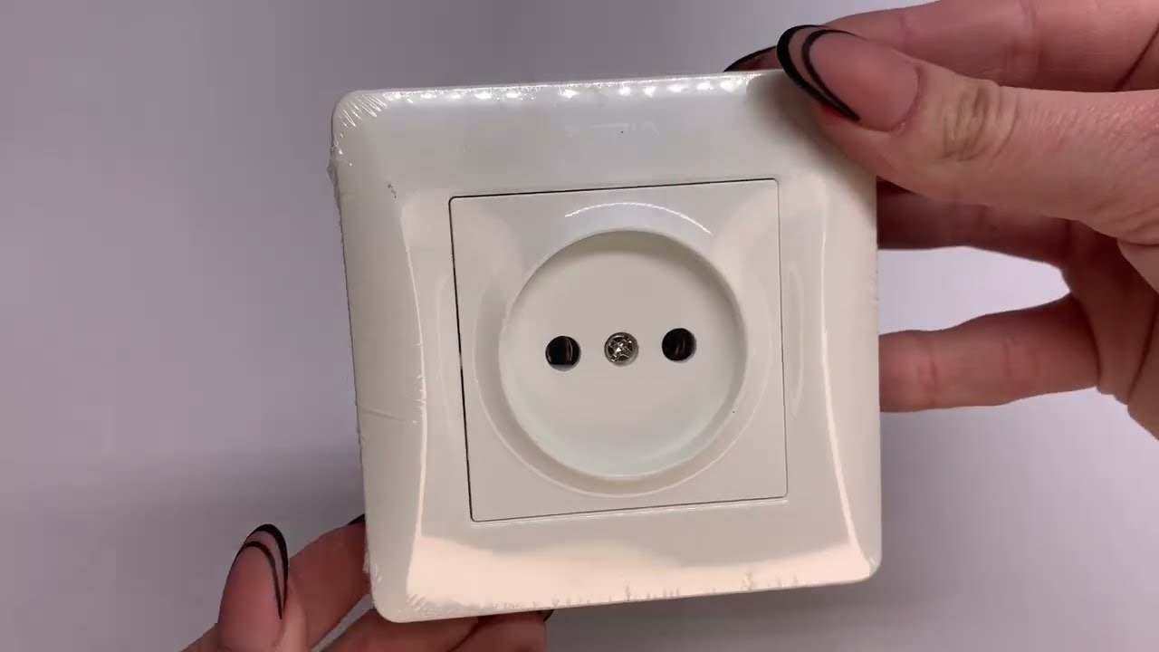 Розетка одинарная б/з VIDEX BINERA белая (VF-BNSK1-W)