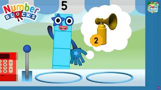 Numberblocks World | Learn Math with Number 5 | Fun Shop Game