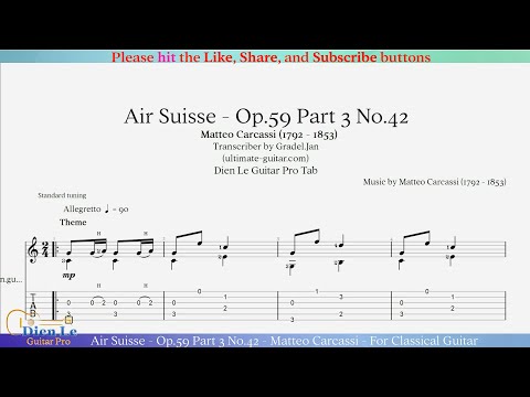 Opus 59 Part 3 No 42 - Air Suisse - Matteo Carcassi