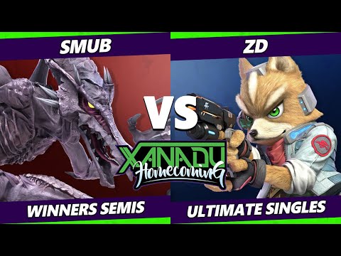 Xanadu Homecoming Winners Semis - ZD (Fox, Wolf) Vs. Smub (Ridley) Smash Ultimate - SSBU