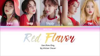Red Flavor (レッドフレーバー) Japanese Version - Red Velvet Lyrics Kan Rom Eng
