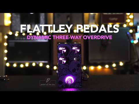 Flattley Guitar Pedals Revolution 10 AE Dynamic 3-In-1 Overdrive image 2