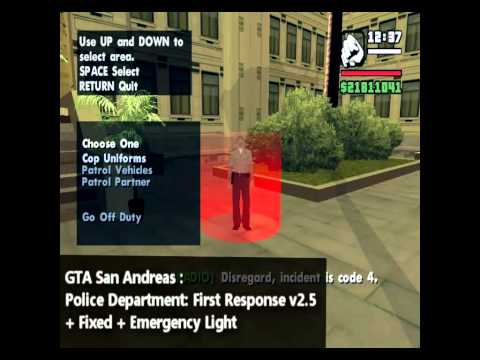 GTA San Andreas: Police Department: First Response