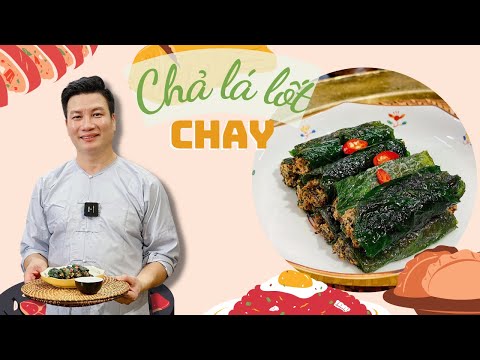 Đổi vị với Chả lá lốt chay - thơm ngon đơn giản | Cùng Cháu Vào Bếp