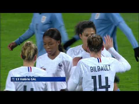 France vs Uruguay Women's friendly Valérie Gauvin second goal (04 03 2019)