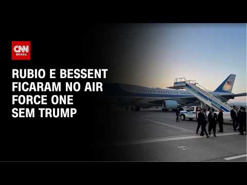 Rubio e Bessent ficaram no Air Force One quando Trump trocou de avião | CNN NOVO DIA