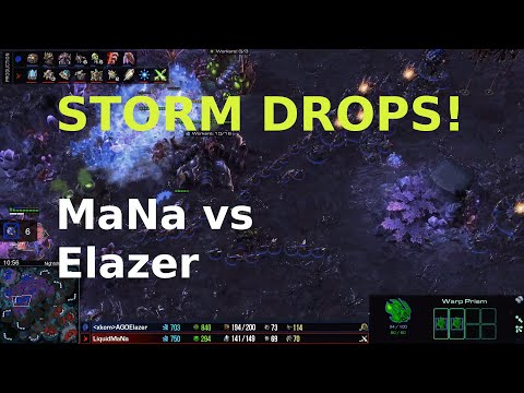 STORM DROP! MaNa vs Elazer - PvZ - Starcraft 2