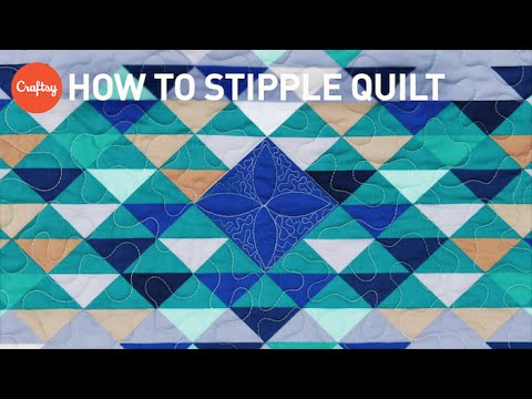 How to Stipple Quilt | Easy Quilting Tutorial with Angela Walters