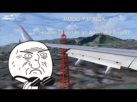 PMDG 737 Diversion Tutorial | Real 737 Pilot Tutorial