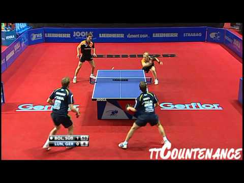 European Championships: Timo Boll Christian Suss-Par Gerell Jens Lundqvist