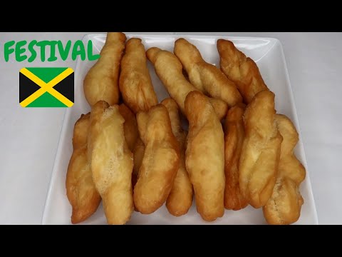 How to Make the BEST Jamaican FESTIVAL Fried Dumplings Recipe 😋😋😋