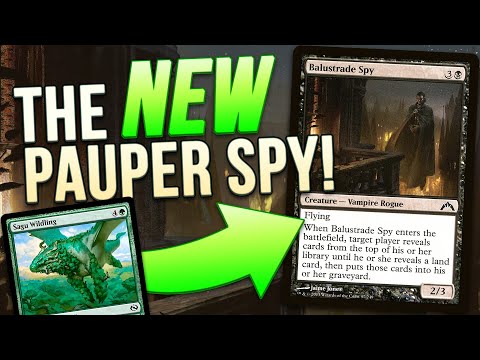 HOW MANY LANDS?! Pauper Balustrade Spy + Lotleth Giant Graveyard Combo | Magic: The Gathering MTG