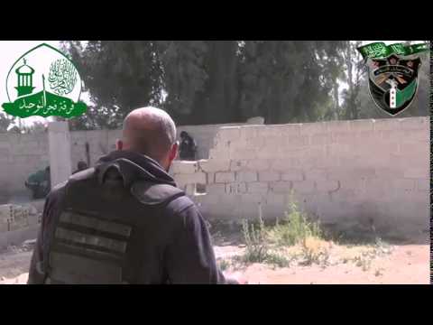 اشتباكات يخوضها لواء بيارق الإسلام وفرقة فجر التوحيد على جبهة بلدة الطيبة في ريف دمشق