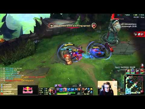 Bjergsen duo Svenskeren - Zed vs Lulu Mid - League of Legends