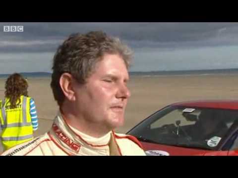 Mike Newman Driving the Nissan GT-R as filmed by the BBC