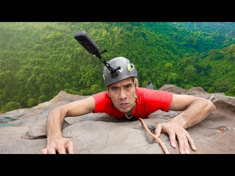 I filmed this video on the edge of a cliff