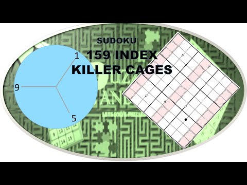 Sudoku : 159 Index + Killer Cages (Easy) English
