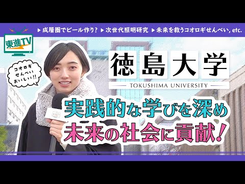 コンピュータ理工学科 【徳島大学】徳島ならではの研究を見たい、知りたい、学びたい！徳島から世界をリード！