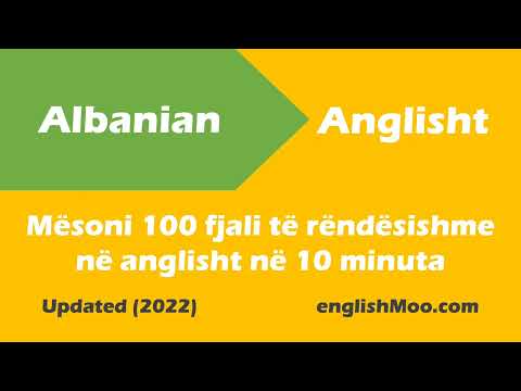 Learn English from Albanian | Mësoni anglisht nga shqipja | shqip në anglisht | Mësoni anglisht