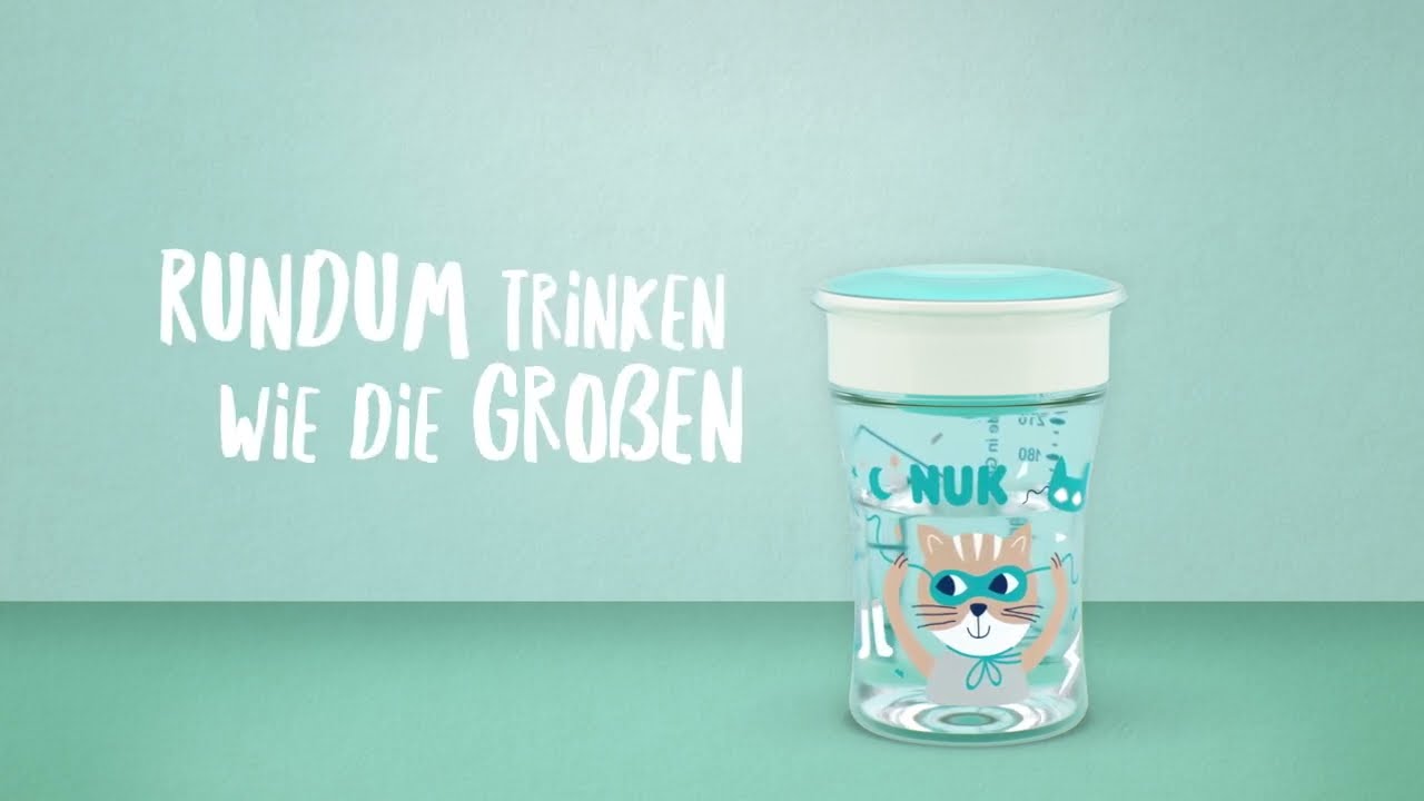 NUK Trinklernbecher Magic Cup 230 ml / Blau