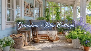 Download the video "GRANDMA’S BLUE COTTAGE | Vintage Charm & Cozy Country Decor | Full Timeless Home Tour"