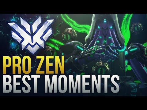 BEST PRO ZENYATTA MOMENTS - Overwatch Montage