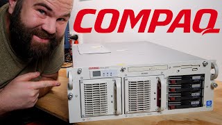 Compaq Proliant DL580 Server Teardown - Quad Pentium III Xeon