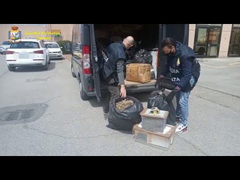 Livorno, ecco come viene bruciata la droga sequestrata