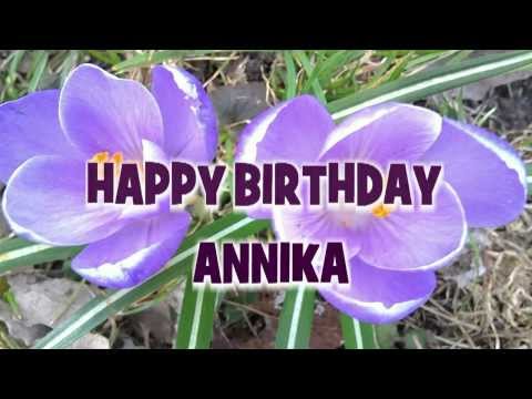 Happy Birthday Annika - Geburtstagsgrüße & Geburtstagswünsche