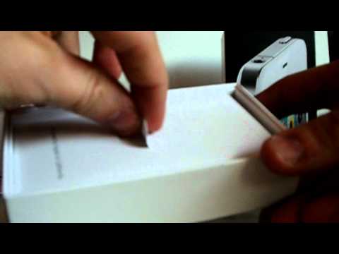 Unboxing [iPhone 4, White, 16GB] Apple german