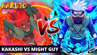 Naruto MUGEN Battle Climax - Kakashi vs Might Guy | Gameplay PC em PT-BR