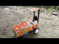 How To Make A Tractor At Home From Matchbox Diy Tractor Mini Tractor Toy