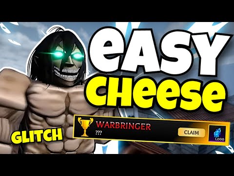 AOT Revolution MOST Easiest WARBRINGER CHEESE.. (Update 2.5)