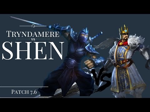 Tryndamere vs Shen - Foggedftw2 ft. Shiphtur