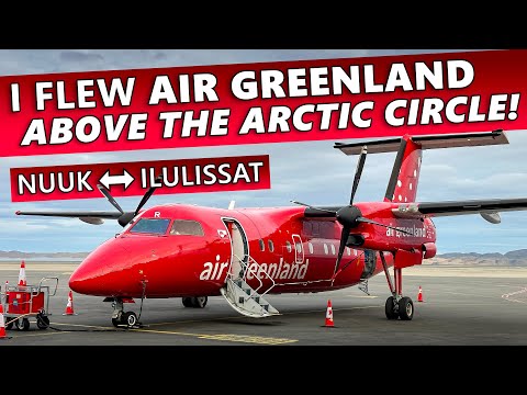 I Flew ABOVE THE ARCTIC CIRCLE with Air Greenland!
