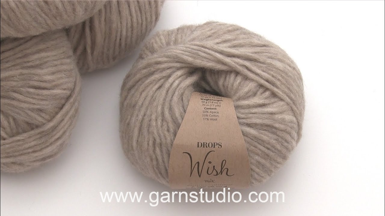 DROPS Wish (alpaka, medvilnė, merino vilna)  DROPS Wish (alpaka, medvilnė, merino vilna)