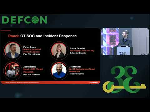 DEF CON 33 - Safeguarding the Industrial Frontier   OT SOC & Incident Response - Adam Robbie