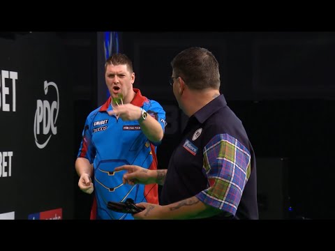 Gary Anderson and Daryl Gurney 2018 Incident