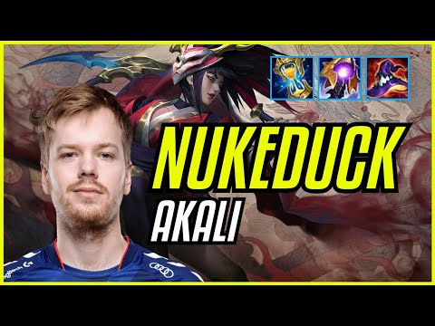 NUKEDUCK - AKALI vs VLADIMIR MID - EUW CHALLENGER - PATCH 11.10