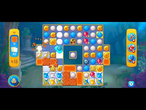 Fishdom Atlantis Cup Stage 61 (with ingame lightning booster) @choraelmin