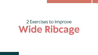 2 Exercises to Improve Wide Infrasternal Angle of Ribcage & Diastasis Recti with Physical Therapist