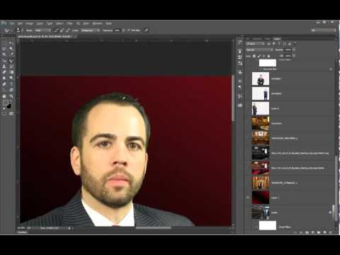 Photoshop Color Replace Tool remove green screen...