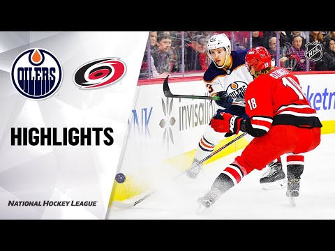 NHL Highlights | Oilers @ Hurricanes 2/16/20