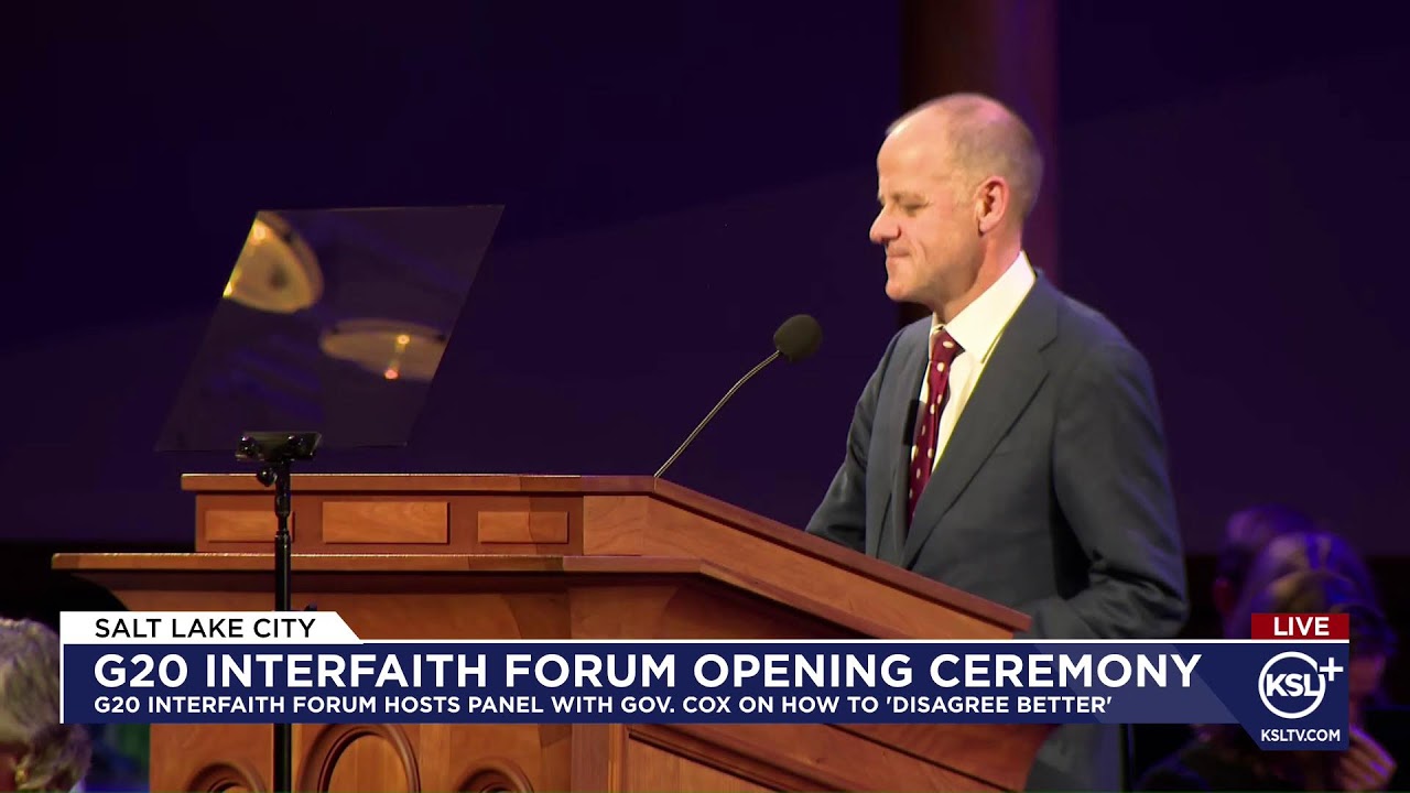 LIVE: G20 Interfaith Forum in Salt Lake City, Utah