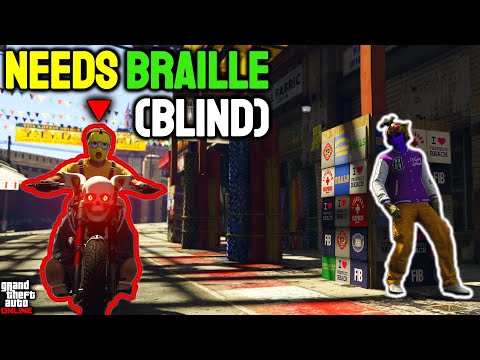 HIDE AND SEEK! (They're Blind) | GTA Online