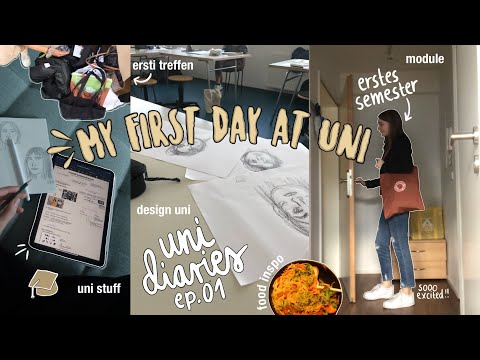 erster unitag, ersti treffen, meine module, uni stuff erledigen, cooking || uni diaries