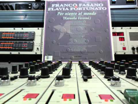Franco Fasano & Flavia Fortunato per niente al mondo  Karaoke. Remasterd By B.v.d.M 2013